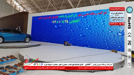 دکور سازی غرفه یا استودیو خبری با video wall    و  Led TV