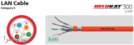 فروش کابل شبکه Cat6UTP هلوکیبل آلمان با روکش LSZH با پارت نامبر 804766