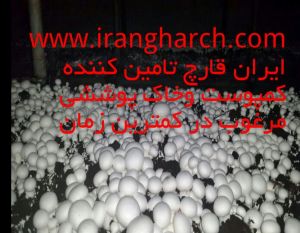 ایران قارچ تامین کننده کمپوست قارچ دکمه ای،خاک پوششی و بذر ق