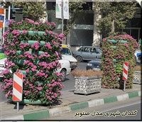گلدان های شهری کامپوزیت(فایبرگلاس)