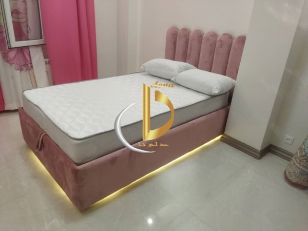 قیمت تخت خواب یکنفره دخترانه برند دلونا
